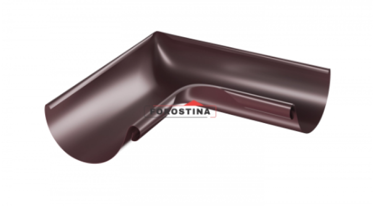 Кут ринви зовнішній 135° (Forostina) в кольорі RAL 3005 (Гнила вишня)