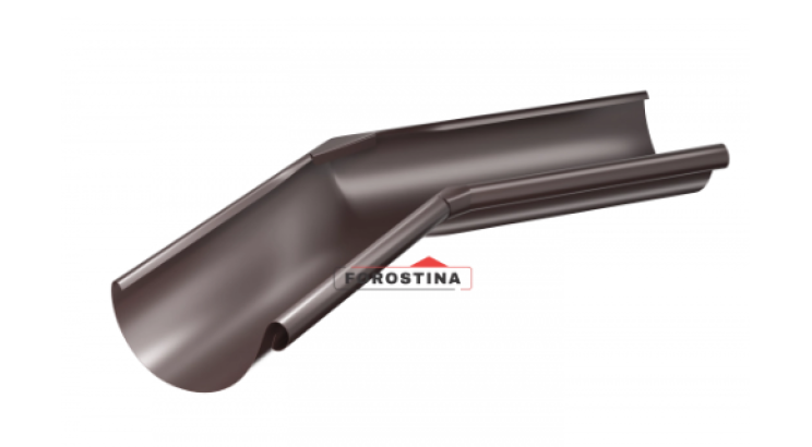 Кут ринви внутрішній 90° (Forostina) в кольорі RAL 3009 (Червоний)