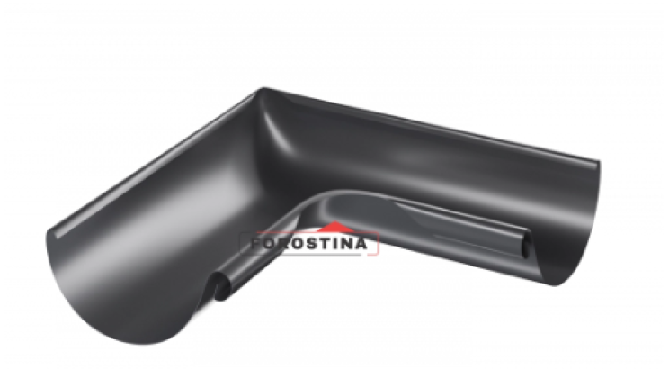 Кут ринви зовнішній 135° (Forostina) в кольорі RAL 7016 (Світлий графіт)