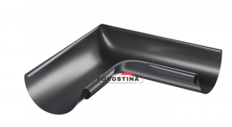 Кут ринви зовнішній 135° (Forostina) в кольорі RAL 7024 (Графітовий)