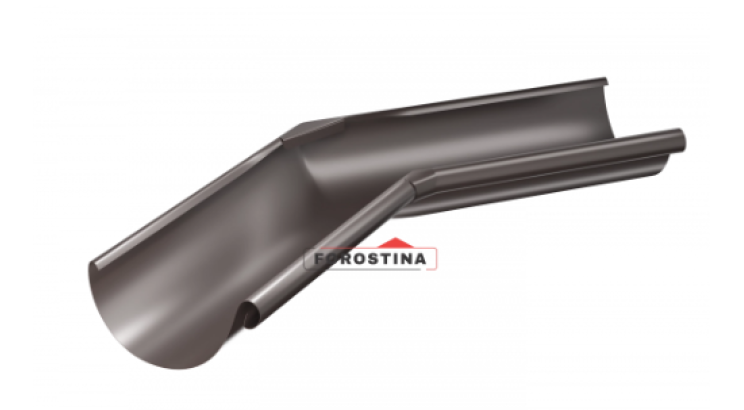 Кут ринви внутрішній 90° (Forostina) в кольорі RAL 8017 (Коричневий)