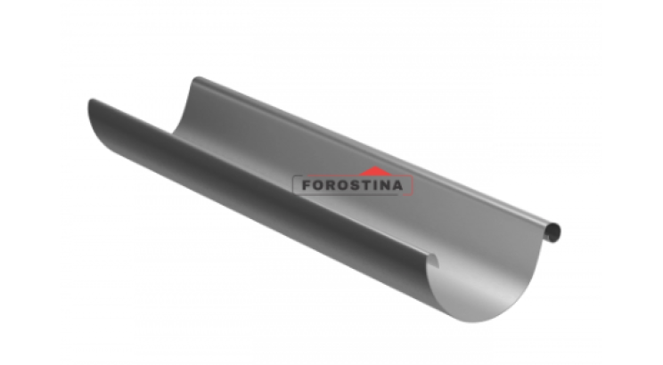 Ринва 4 м (Forostina) 128 мм в кольорі цинк