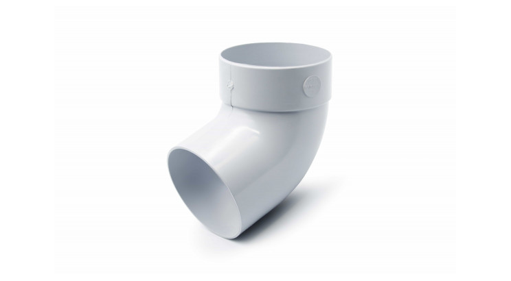 Відвід одномуфтовий 67° 100 мм (RAINWAY 130) сірий